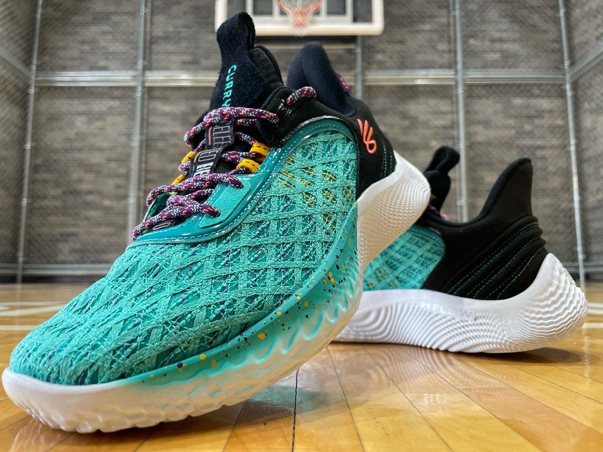 Giày Under Armour Curry Flow 9 'Black History Month' 3025729-305 - Ảnh 5