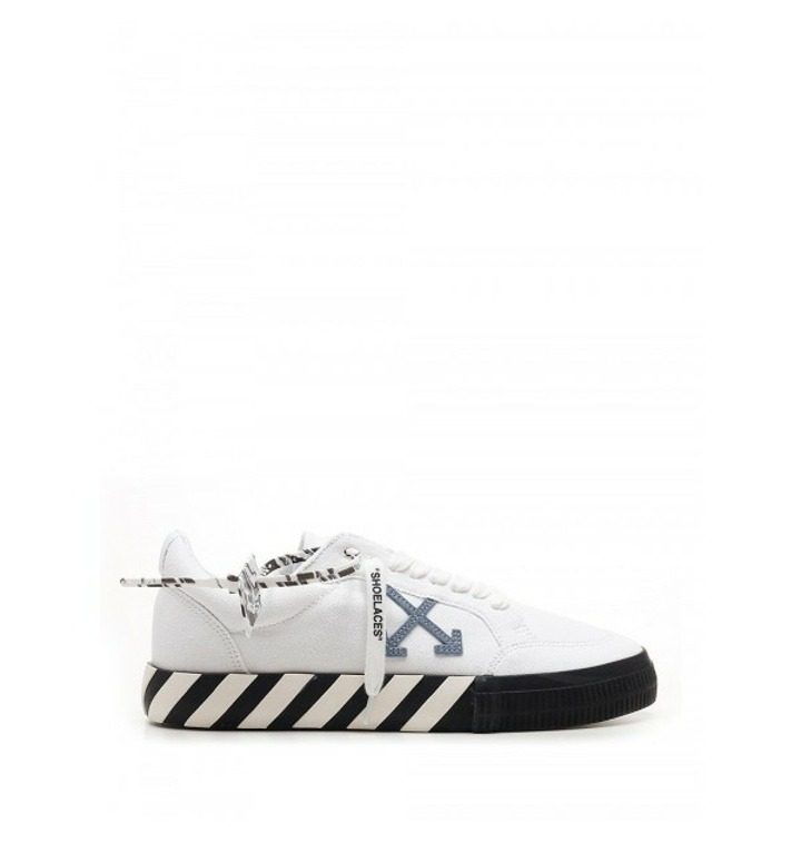 Giày Off-White Vulc Sneaker Low 'White Light Blue' - Ảnh 3