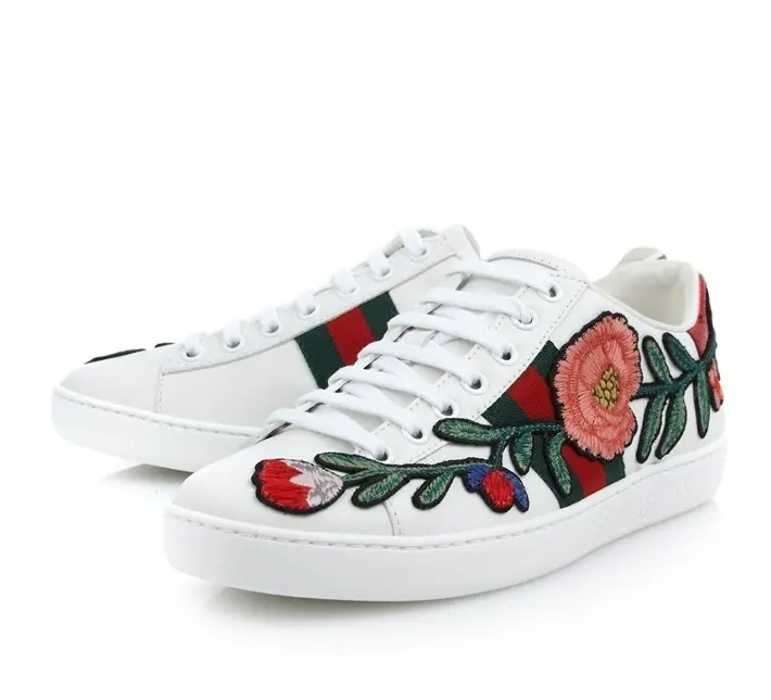 Alternative view of Giày Gucci Wmns Ace Embroidered 'Floral' 431917-A38G0-9064