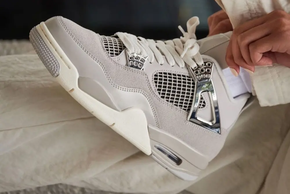 Giày Nike Air Jordan 4 'Light Iron Ore' AQ9129-001 - Ảnh 3