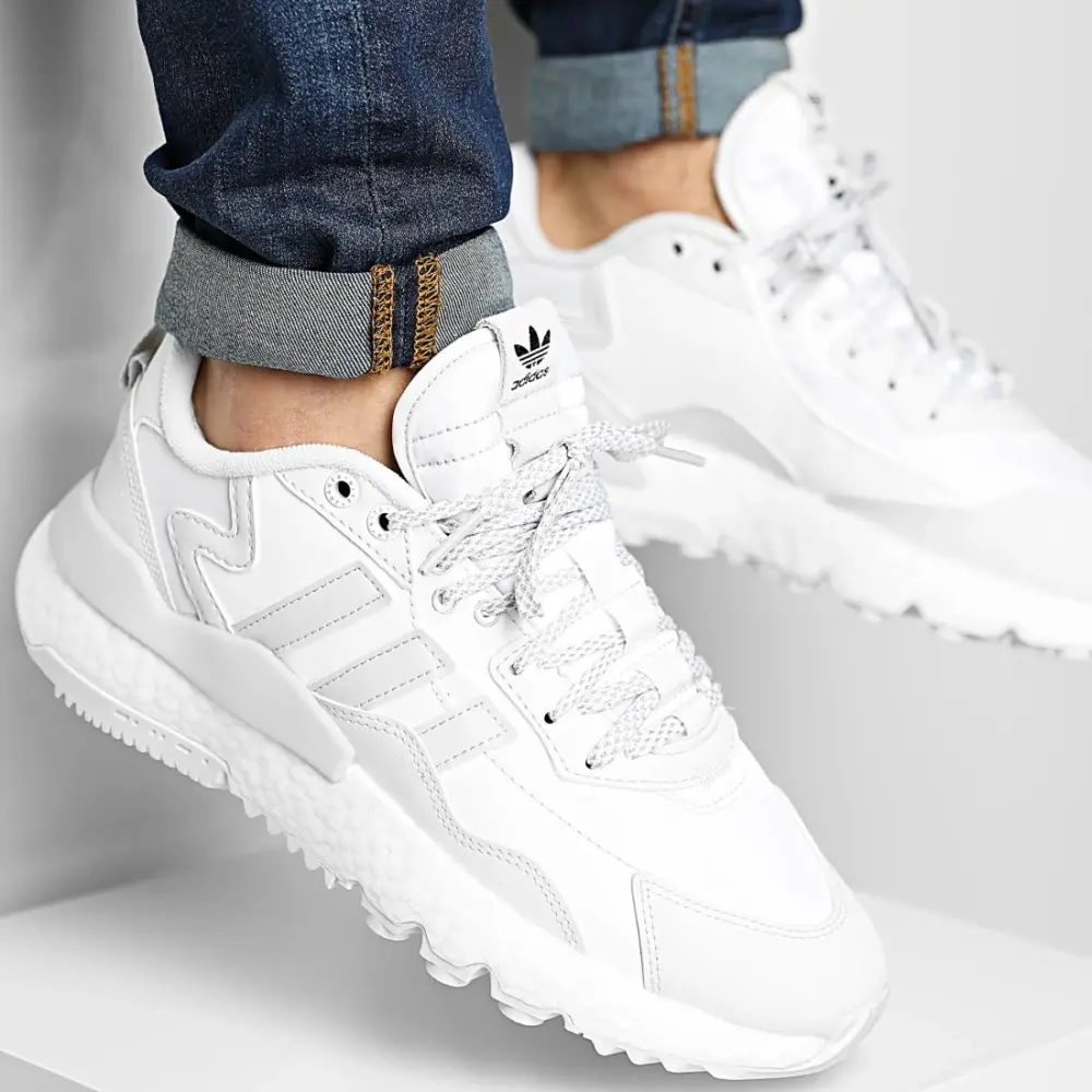 Alternative view of Giày Adidas Nite Jogger Winterized 'Cloud White' FZ3660