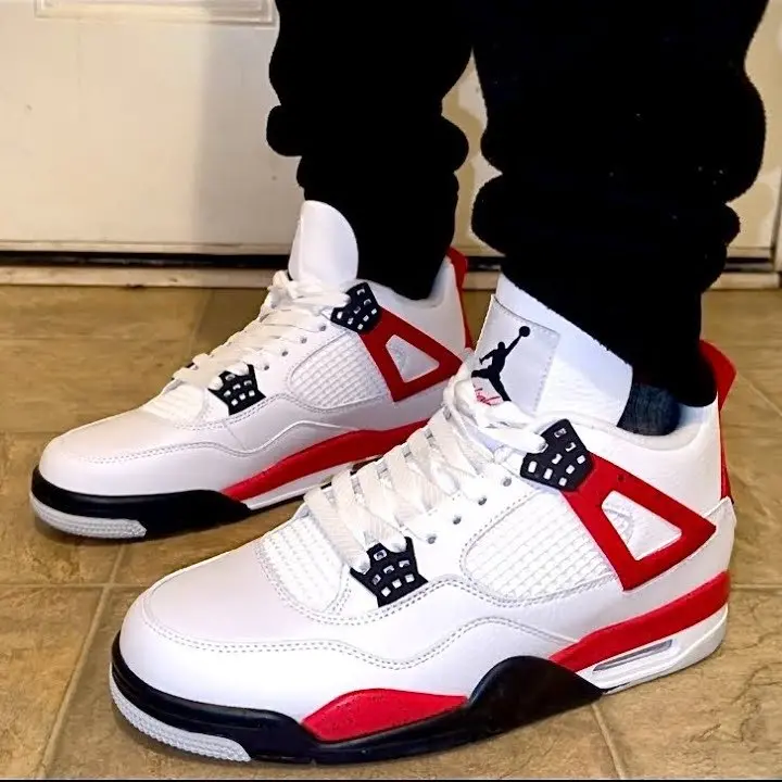 Alternative view of Giày Nike Air Jordan 4 'Red Cement' DH6927-161