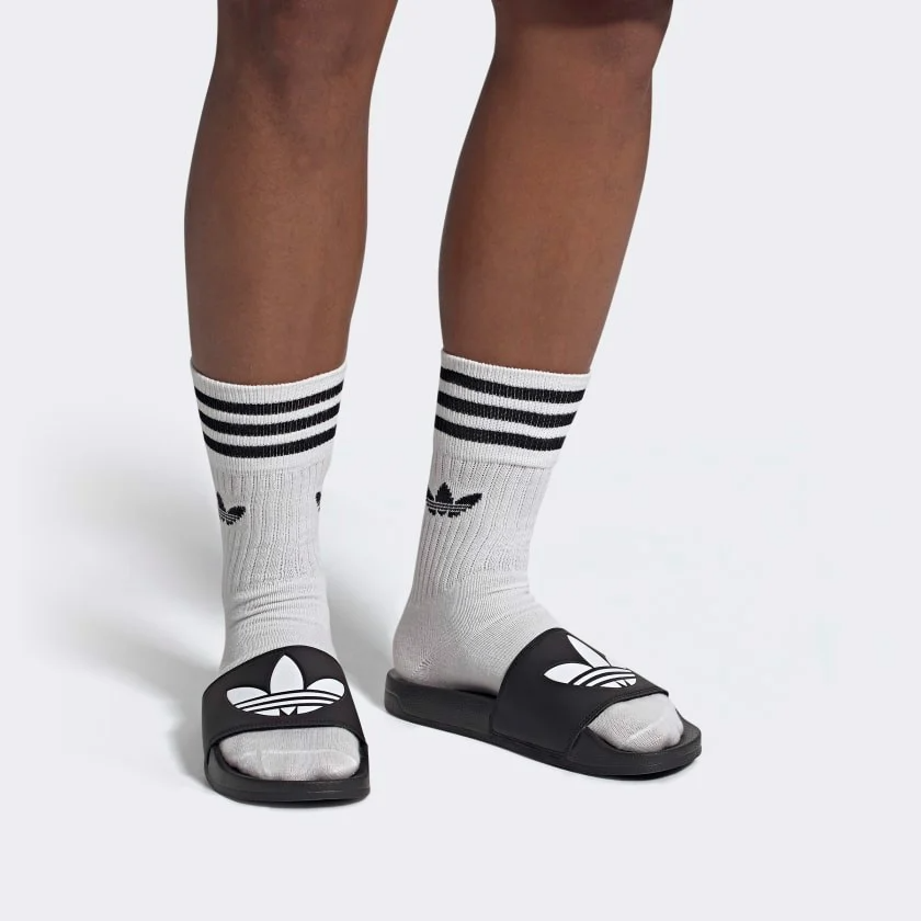 Dép Adidas Adilette Lite Slides 'Trefoil Logo Core Black' FU8298 - Ảnh 5