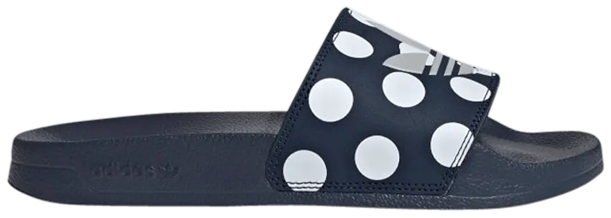 Dép Adidas Wmns Adilette Lite Slides 'Trefoil Logo - Polka Dot Navy' FU9148