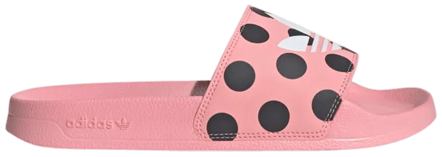 Dép Adidas Wmns Adilette Lite Slides 'Trefoil Logo - Polka Dot Pink' FU9149