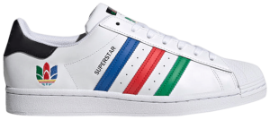 Giày Adidas Superstar Colorful Trefoil Cloud White FU9521