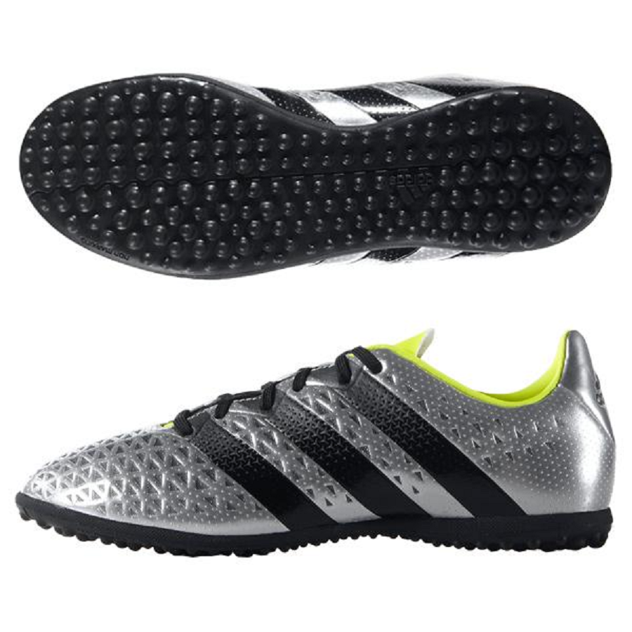 Giày Adidas Ace 16.3 TF Turf GS 'Silver Black' S31965 - Ảnh 3