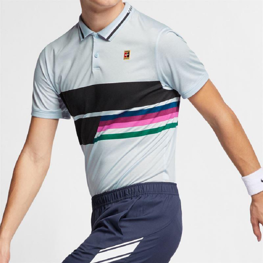 Áo Nike Court Advantage Classic Men’s Tennis Polo AJ7847-100 - Ảnh 2