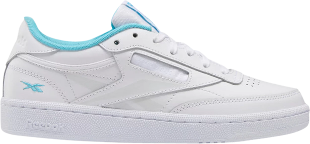 Giày Reebok Club C 85 'White Neon Blue' FV1096