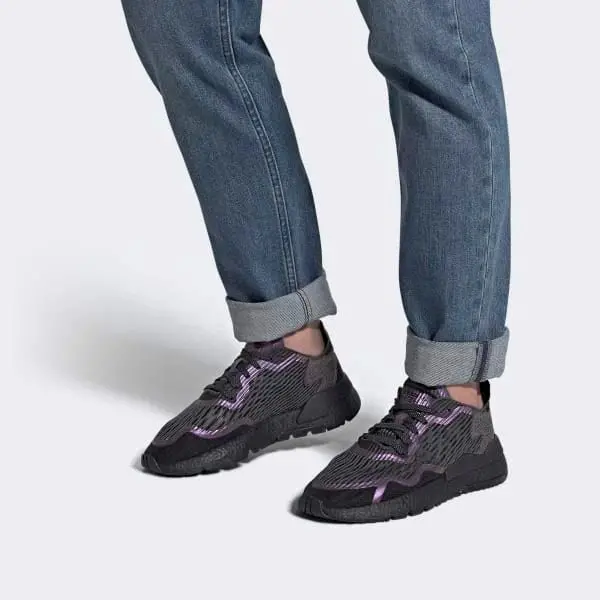 Giày Adidas Nite Jogger Lite 'Black Purple' FV1676 - Ảnh 4