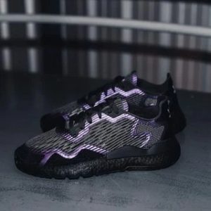 Alternative view of Giày Adidas Nite Jogger Lite 'Black Purple' FV1676