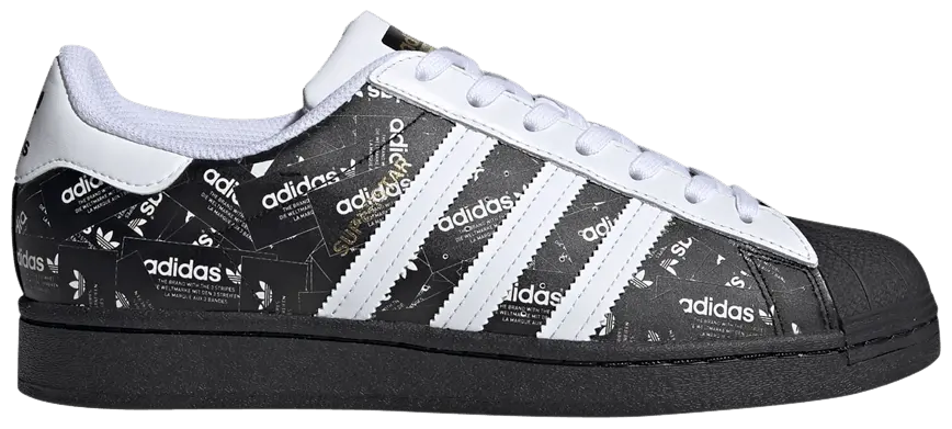 Giày Adidas Superstar 'All Over Print - Black' FV2820