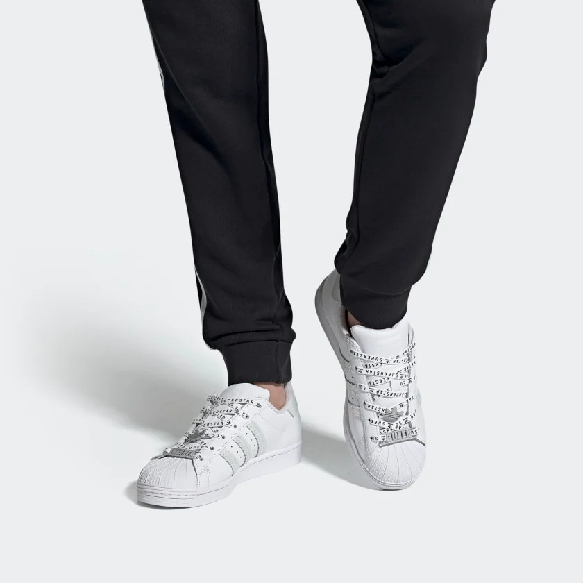 Giày Adidas Wmns Superstar 'White Iridescent Animal Print' FV3392 - Ảnh 6