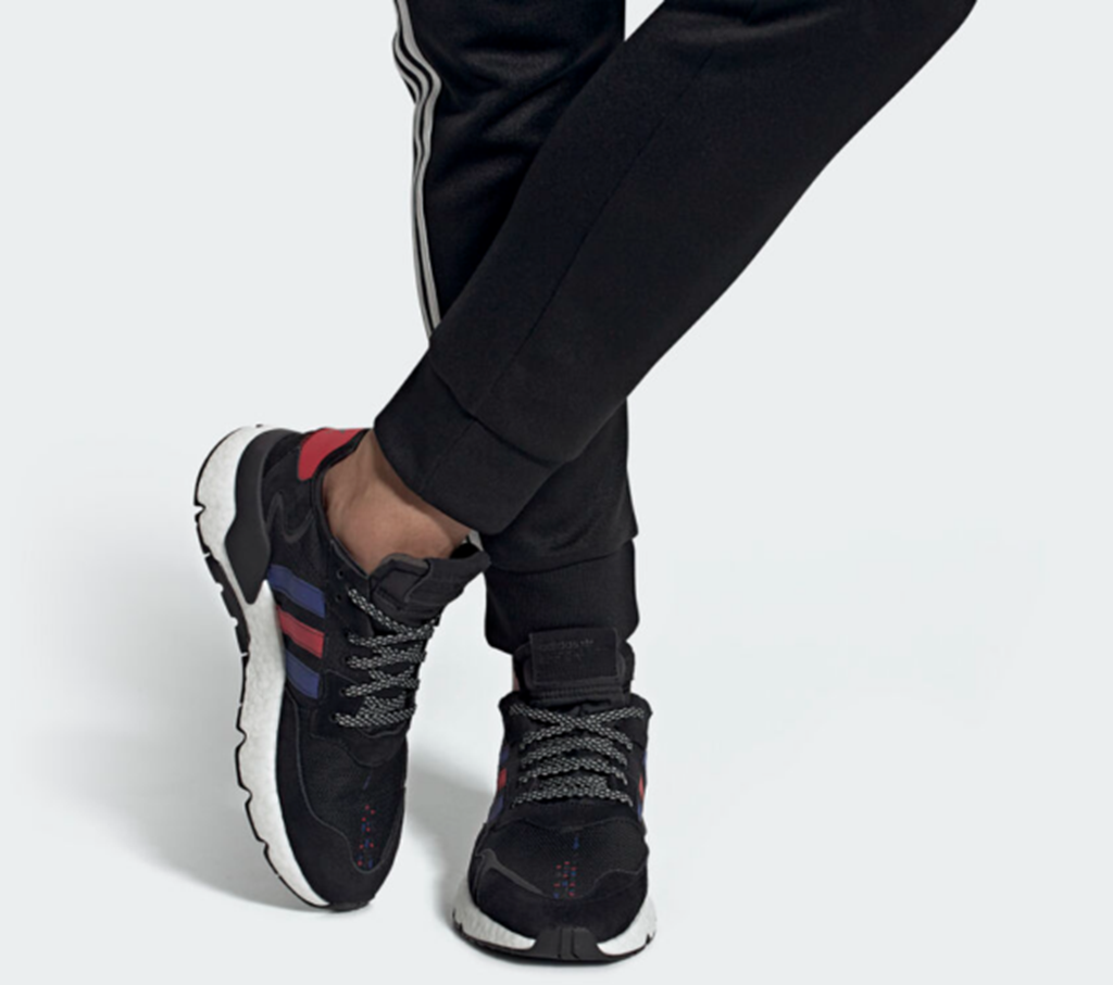 Giày Adidas Nite Jogger 'Black Royal Scarlet' FV3585 - Ảnh 2