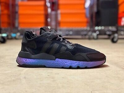 Giày Adidas Nite Jogger 'Metallic Blue Boost' FV3615 - Ảnh 4