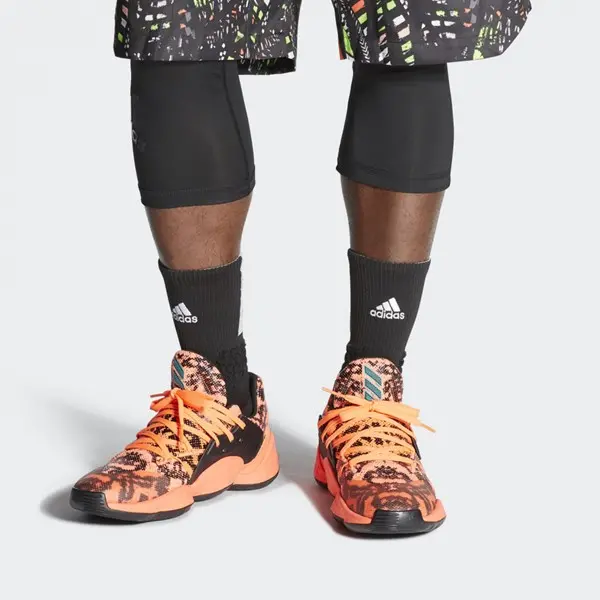 Alternative view of Giày Adidas Harden Vol. 4 'Signal Coral' FV4151