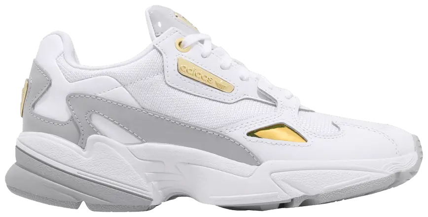 Giày Adidas Wmns Falcon 'White Gold Metallic' FV5091