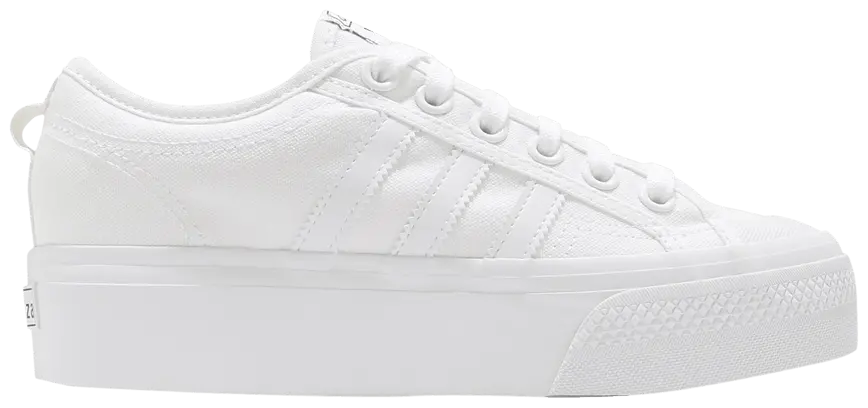 Giày Adidas Wmns Nizza Platform 'Triple White' FV5322