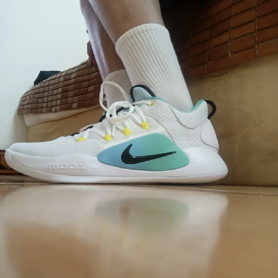 Giày Nike Hyperdunk X Low EP 'White Teal Gradient' FN3441-101 - Ảnh 2
