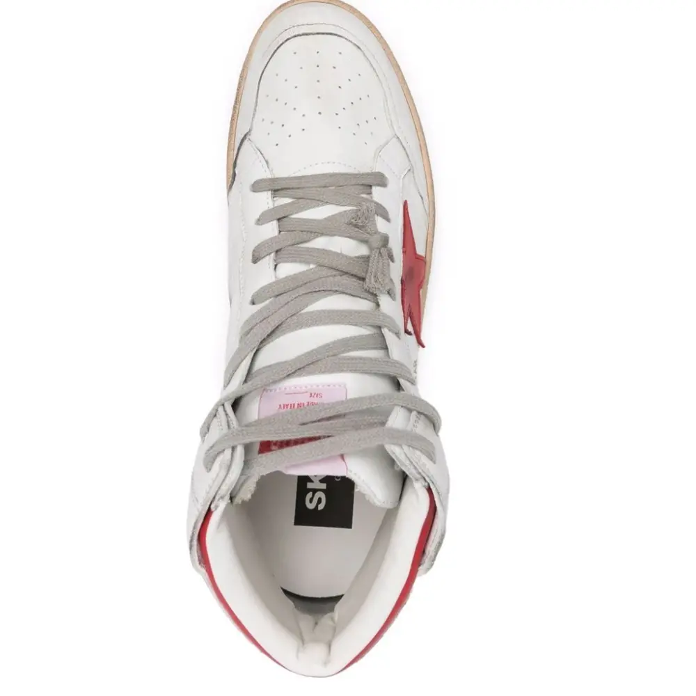 Giày Golden Goose Sky Star High 'White Red' GMF00230-F002190-10350 - Ảnh 5
