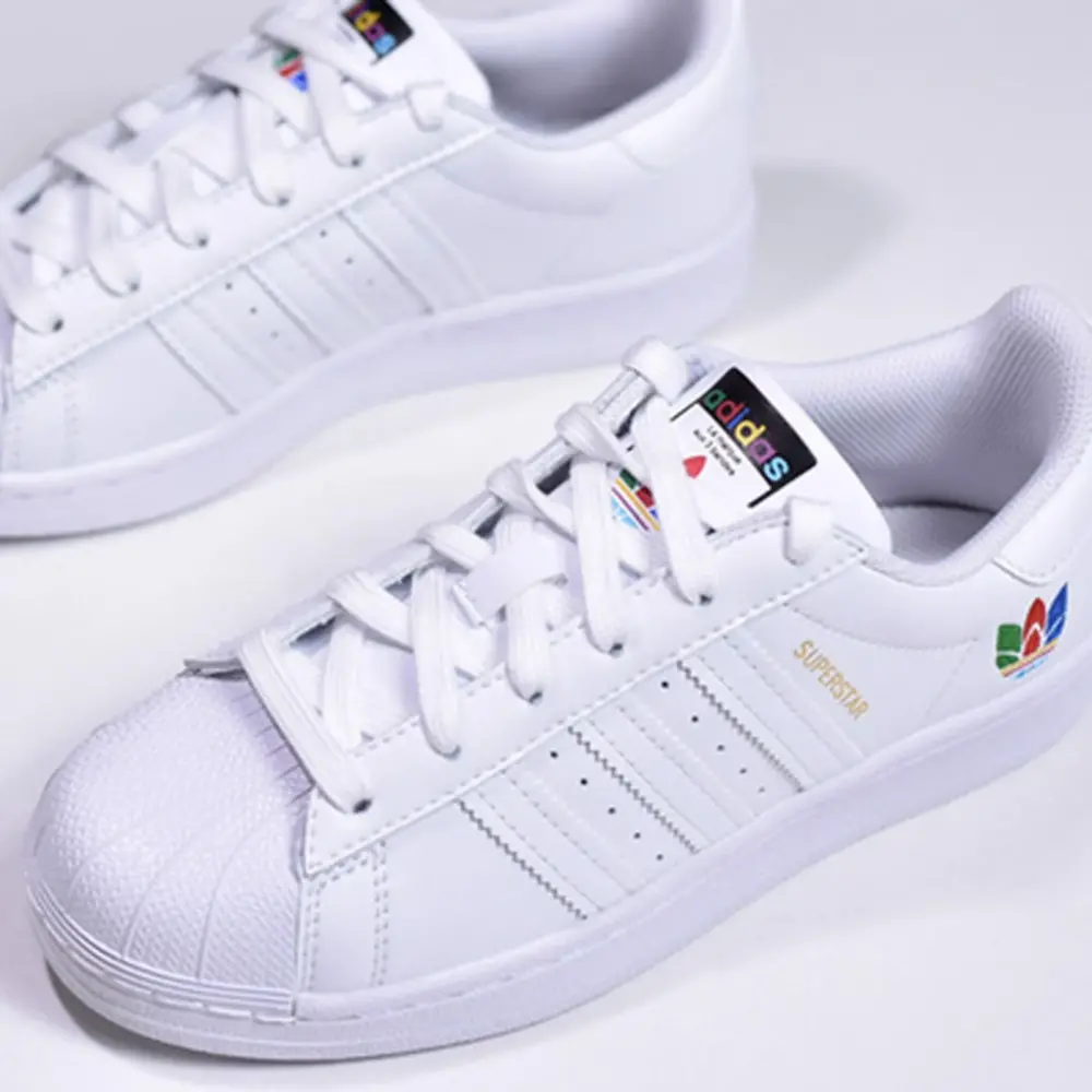 Giày Adidas Wmns Superstar 'White Real Magenta' FW3694 - Ảnh 5