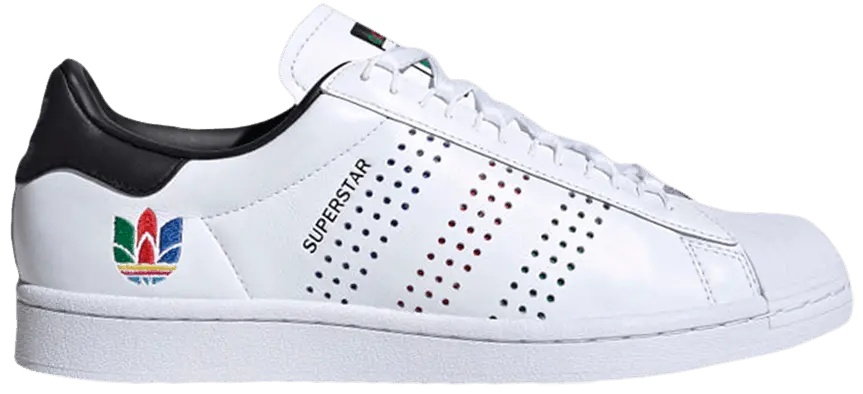 Giày Adidas Superstar 'Colorful Trefoil Cloud White' FW5388