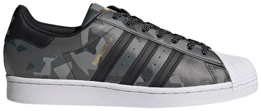 Giày Adidas Superstar 'Black Gold Camo' FW6012