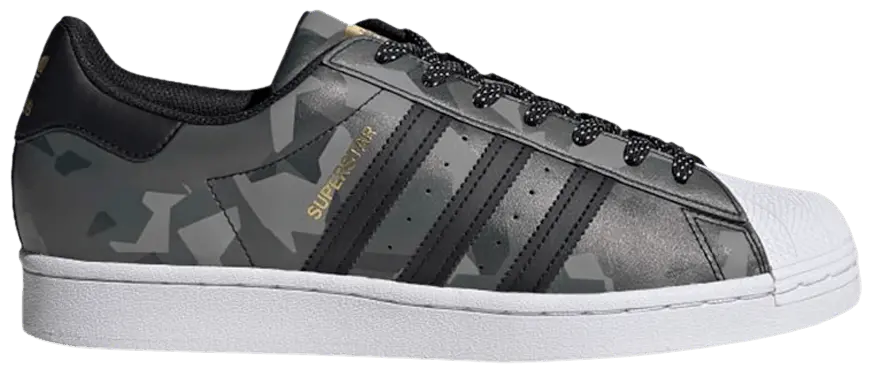 Giày Adidas Superstar 'Black Gold Camo' FW6012