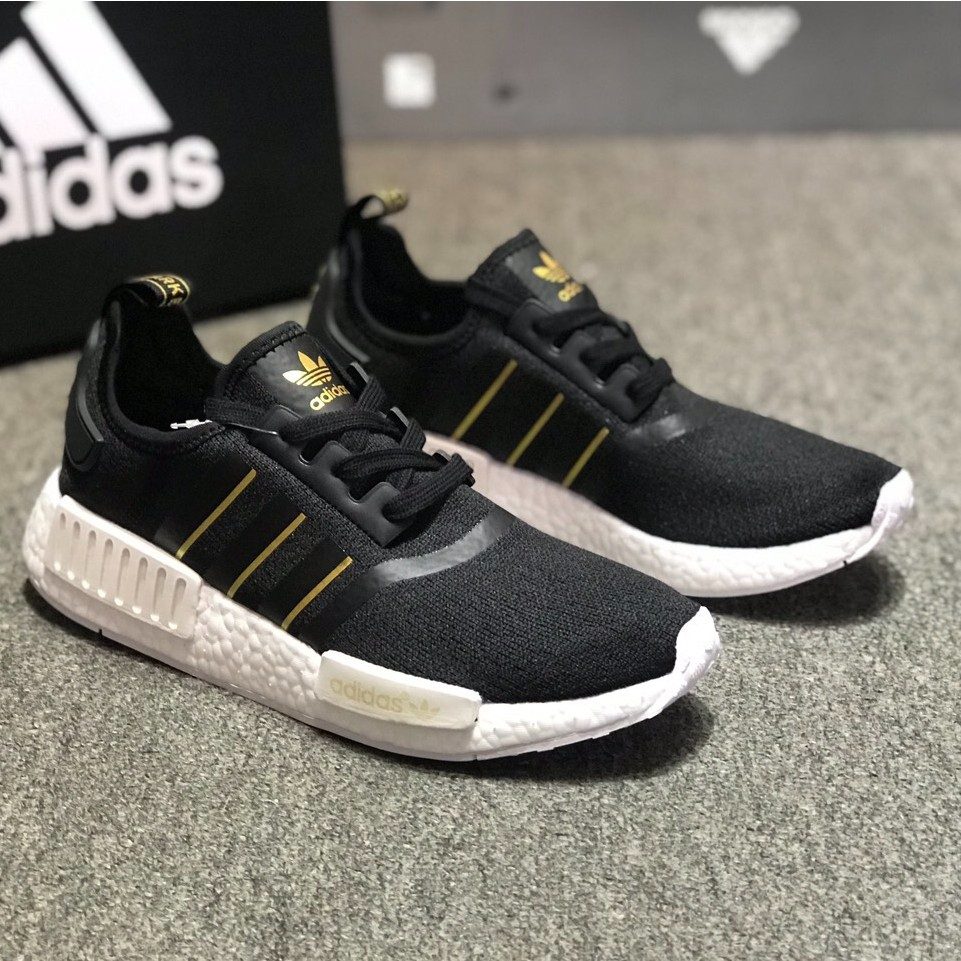 Giày Adidas Wmns NMD_R1 'Black Gold Metallic' FW6433 - Ảnh 3