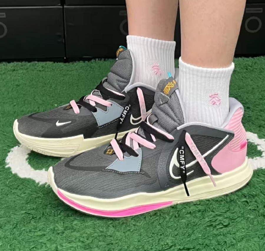 Giày Nike Kyrie 5 Low 'Iron Grey Coconut Milk' DJ6012-005 - Ảnh 4