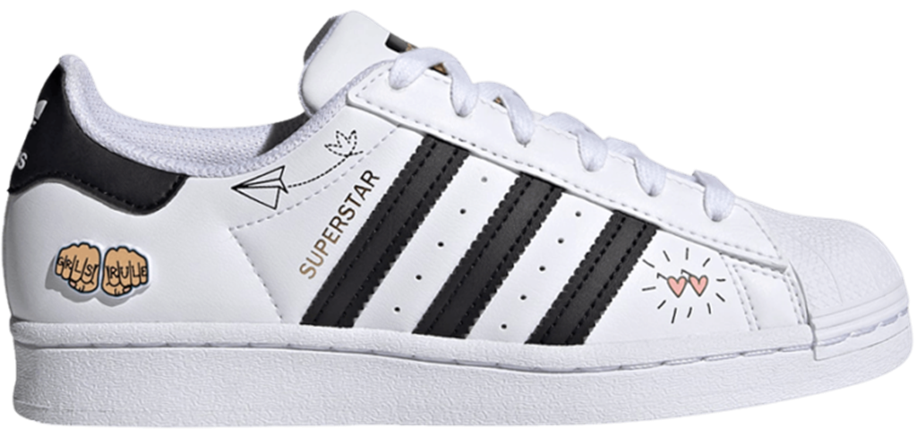 Giày Adidas Superstar J 'Girls Rule White' FX5202