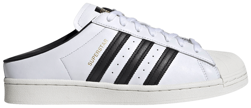 Giày Adidas Superstar Mule 'White Black Gold' FX5851