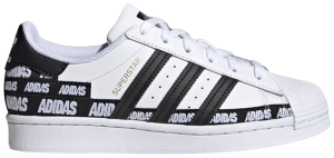 Giày Adidas Superstar J 'Wordmark Heel Stripe - Cloud White' FX5871