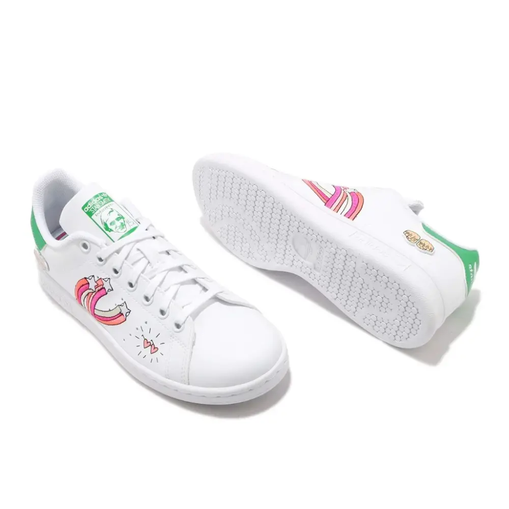 Giày Adidas Stan Smith J 'Girls Rule White' FX5976 - Ảnh 4