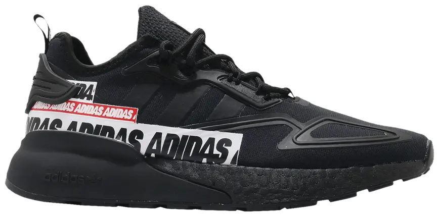 Giày Adidas ZX 2K Boost 'Bold Logo Graphic - Black' FX7038