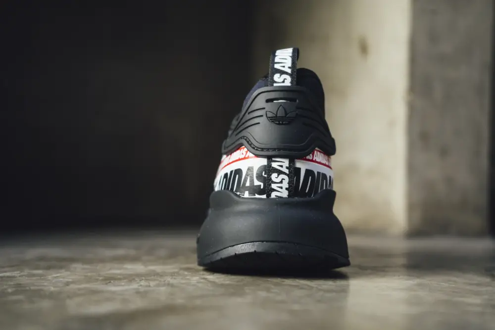 Giày Adidas ZX 2K Boost 'Bold Logo Graphic - Black' FX7038 - Ảnh 4