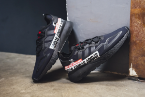 Alternative view of Giày Adidas ZX 2K Boost 'Bold Logo Graphic - Black' FX7038