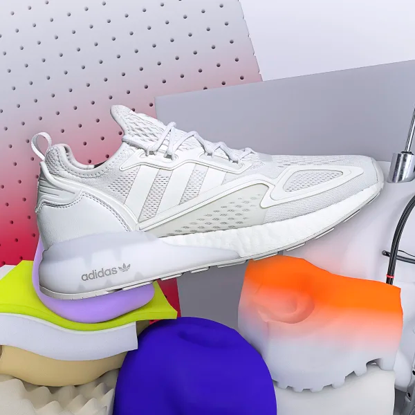 Giày Adidas ZX 2K Boost 'Cloud White' FX8834 - Ảnh 3