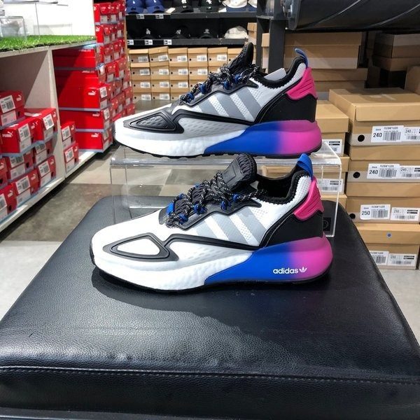 Giày Adidas ZX 2K Boost 'White Multi' FX8835 - Ảnh 4