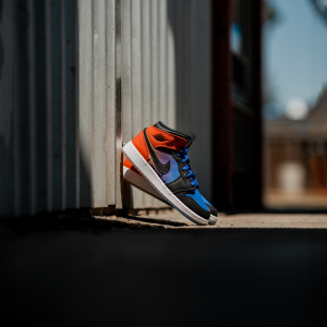 Alternative view of Giày Nike Air Jordan 1 Mid SS GS 'Skyline' DX4379-400