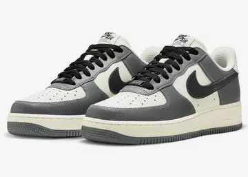 Giày Nike Air Force 1 Low 'Grey Sail Black' FD9063-100 - Ảnh 3
