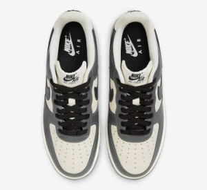 Alternative view of Giày Nike Air Force 1 Low 'Grey Sail Black' FD9063-100