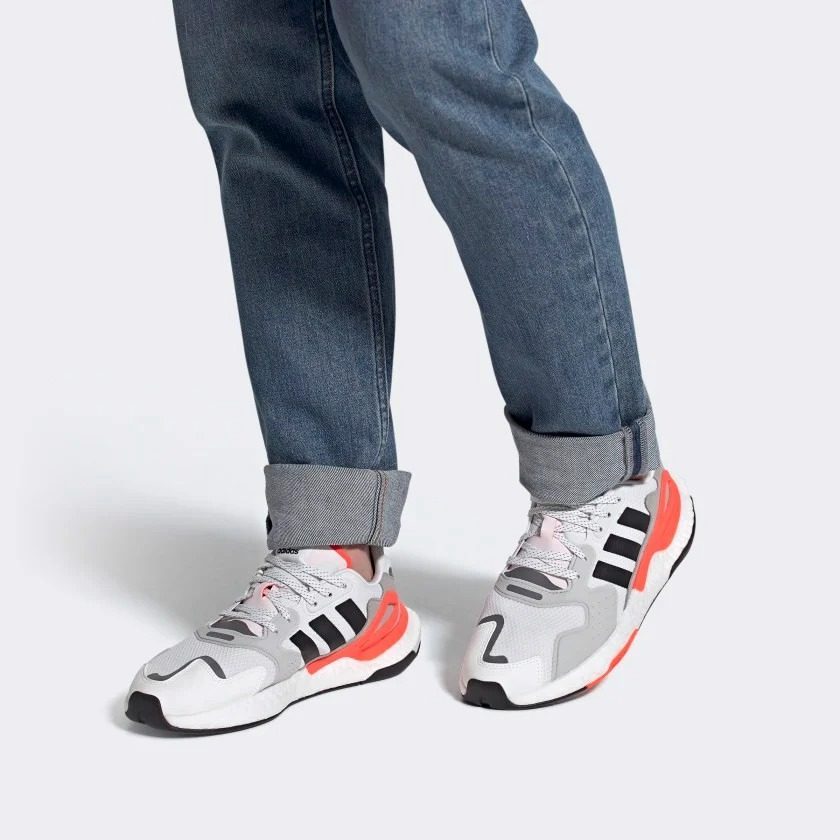 Giày Adidas Day Jogger 'White Hot Coral' FY0237 - Ảnh 4