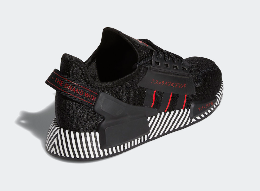 Giày Adidas NMD R1 V2 J Dazzle Camo Black FY2107 - Ảnh 5