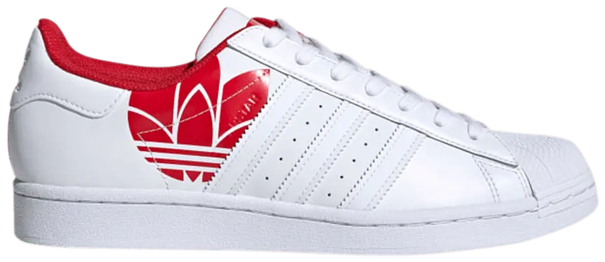 Giày Adidas Superstar 'Trefoil Print Scarlet' FY2828