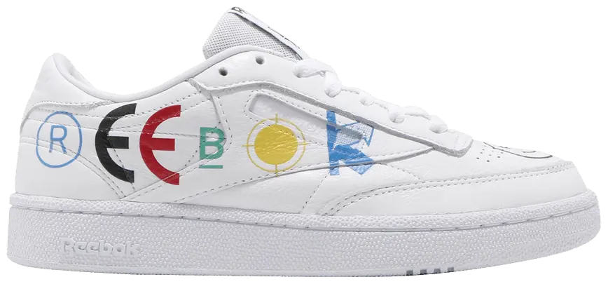 Giày Reebok BlackEyePatch x Club C 85 'White' FY3073