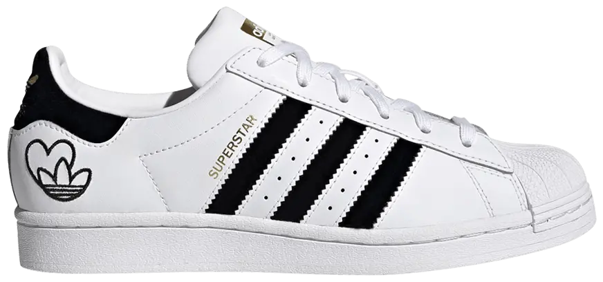 Giày Adidas Wmns Superstar 'Heart Logo White' FY4755