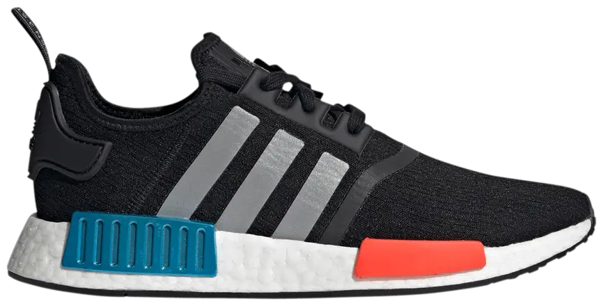 Giày Adidas NMD R1 'Black Silver Solar Red' FY5727