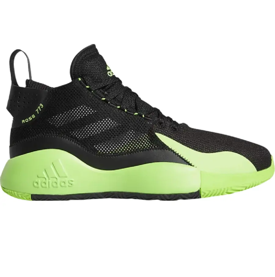 Giày Adidas D Rose 773 2020 'Black Team Solar Green' FZ1268