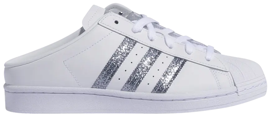 Giày Adidas Wmns Superstar Mule 'White Silver Metallic' FZ2260